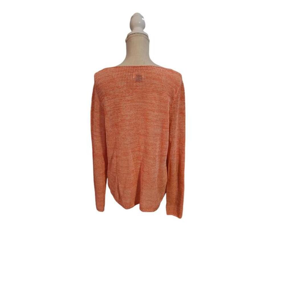Old Navy Peach Orange Sweater Womens Size XL Knitted